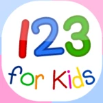 123 for kids android application logo